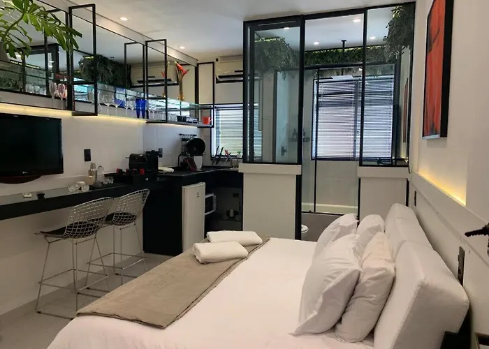 Real Apartments 072 - Studio com hidromassagem alto padrão Copacabana Rio de Janeiro
